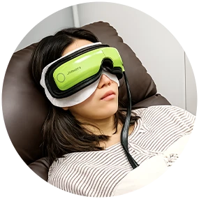 Eye mask warm compress and massage